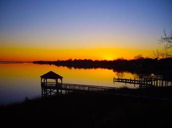 Sunset over the chesapeake bay